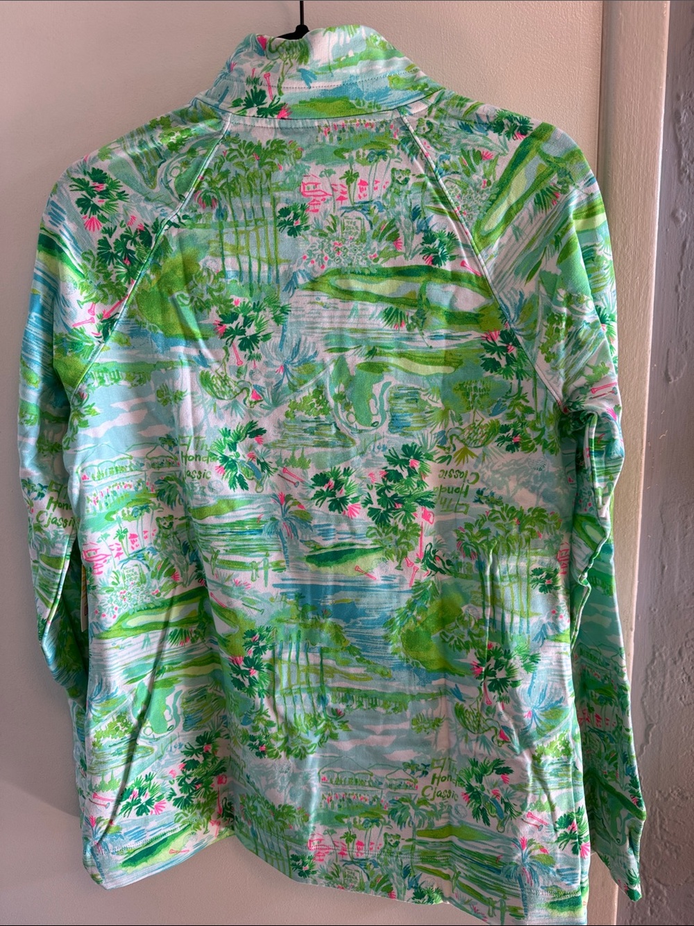 NWT Lilly Pulitzer Womens popover. Honda Classic Half-Zip.  Size M. - Picture 2 of 6